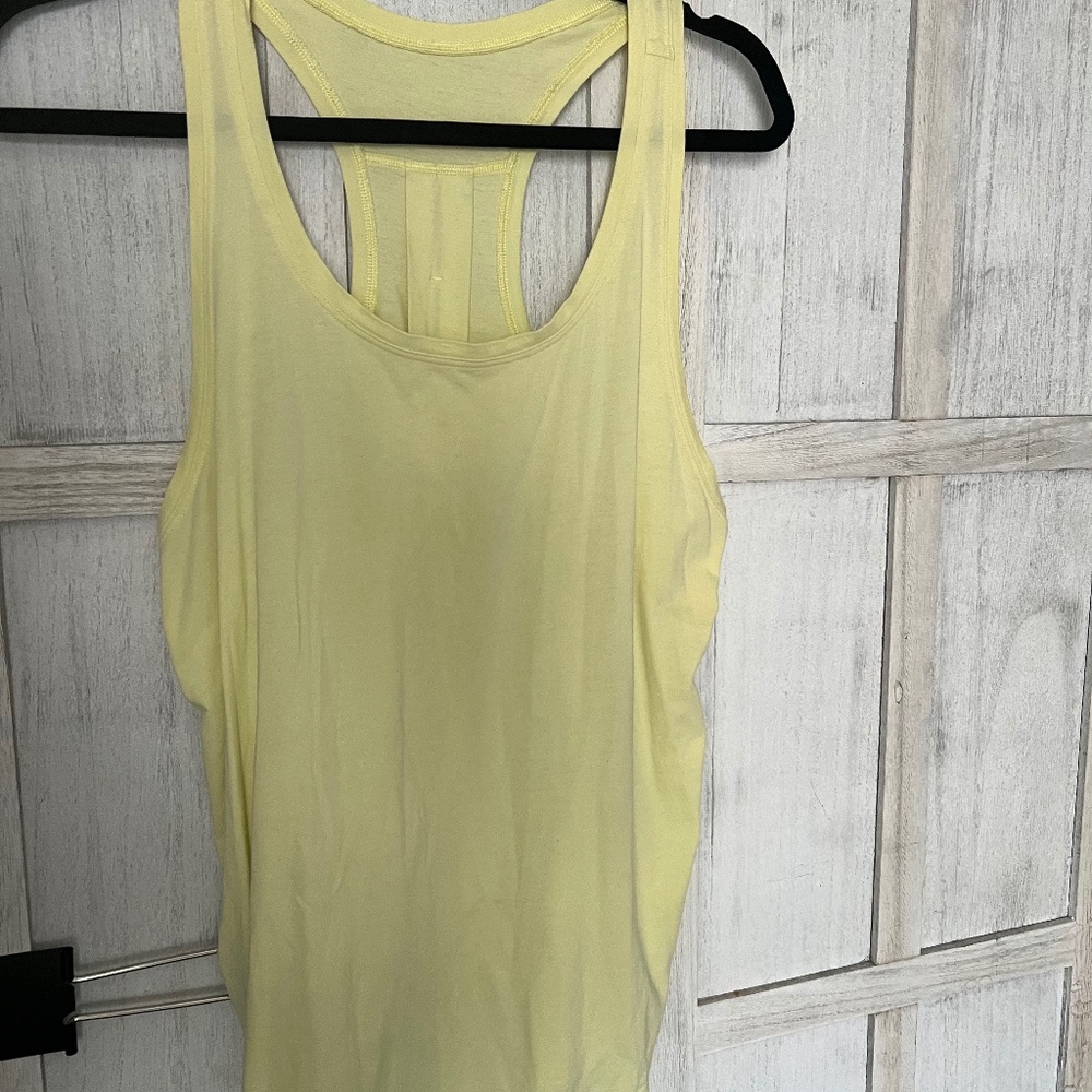 Lululemon Love Tank Pleated Lemon Ice 6